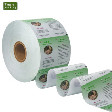 Papéis rolantes impressos biodegradáveis ​​revestidos com filme biodegradável para embalagem